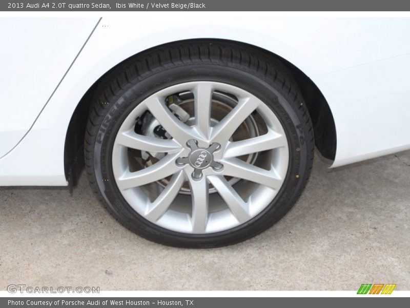 Ibis White / Velvet Beige/Black 2013 Audi A4 2.0T quattro Sedan