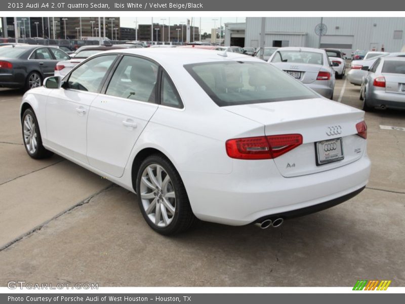 Ibis White / Velvet Beige/Black 2013 Audi A4 2.0T quattro Sedan