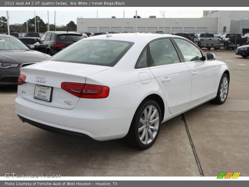 Ibis White / Velvet Beige/Black 2013 Audi A4 2.0T quattro Sedan