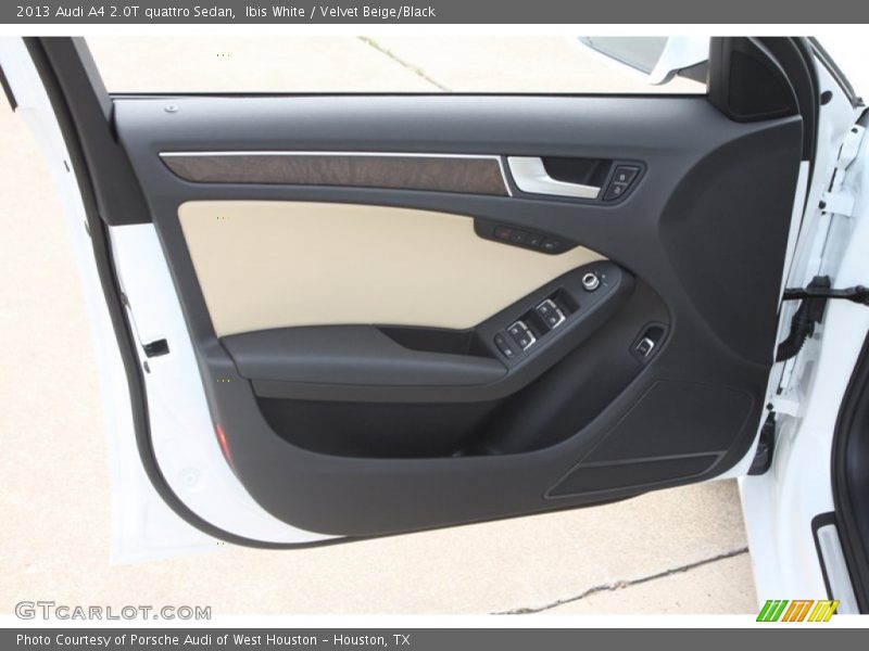 Ibis White / Velvet Beige/Black 2013 Audi A4 2.0T quattro Sedan