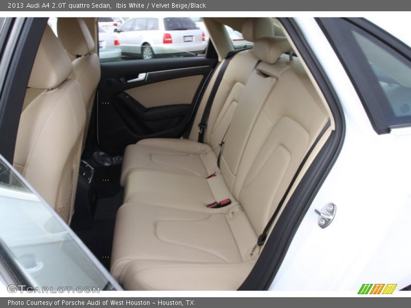Rear Seat of 2013 A4 2.0T quattro Sedan