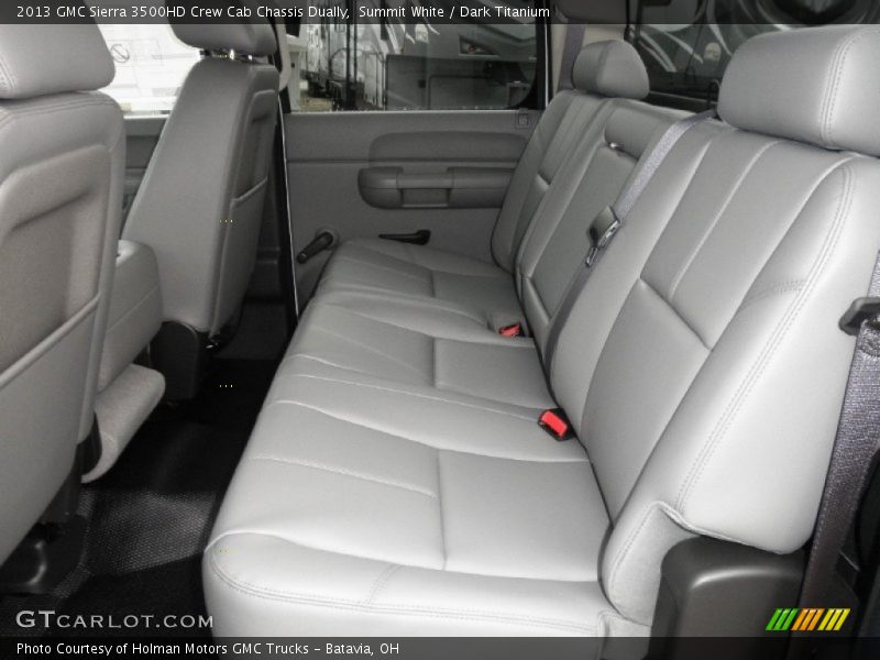 Summit White / Dark Titanium 2013 GMC Sierra 3500HD Crew Cab Chassis Dually