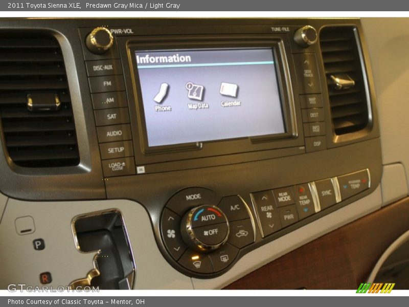 Predawn Gray Mica / Light Gray 2011 Toyota Sienna XLE