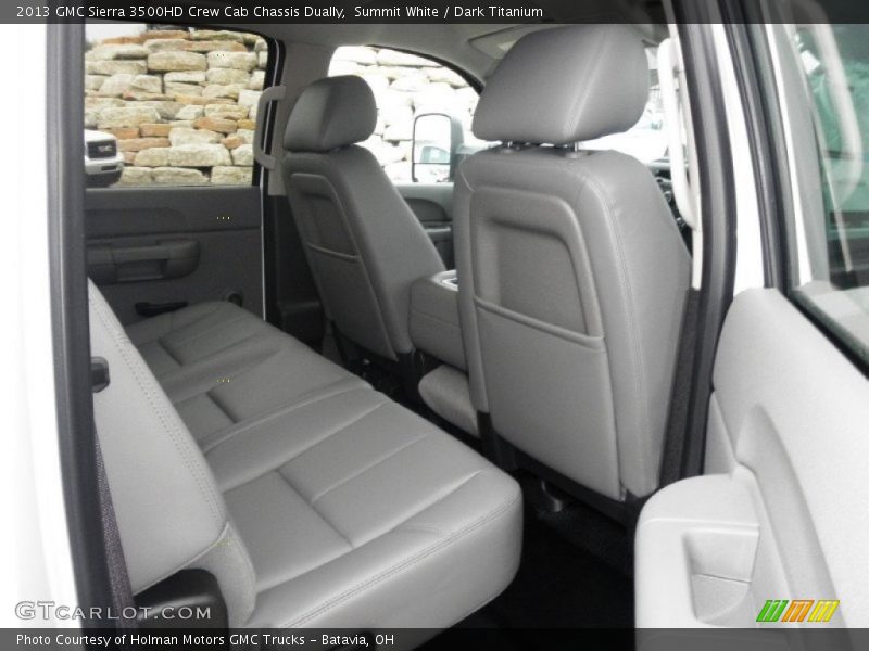 Summit White / Dark Titanium 2013 GMC Sierra 3500HD Crew Cab Chassis Dually