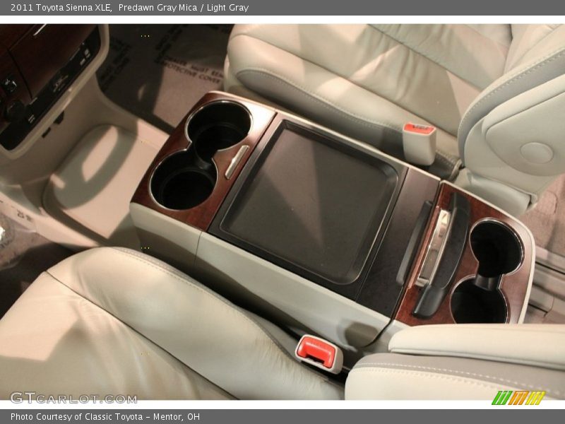 Predawn Gray Mica / Light Gray 2011 Toyota Sienna XLE
