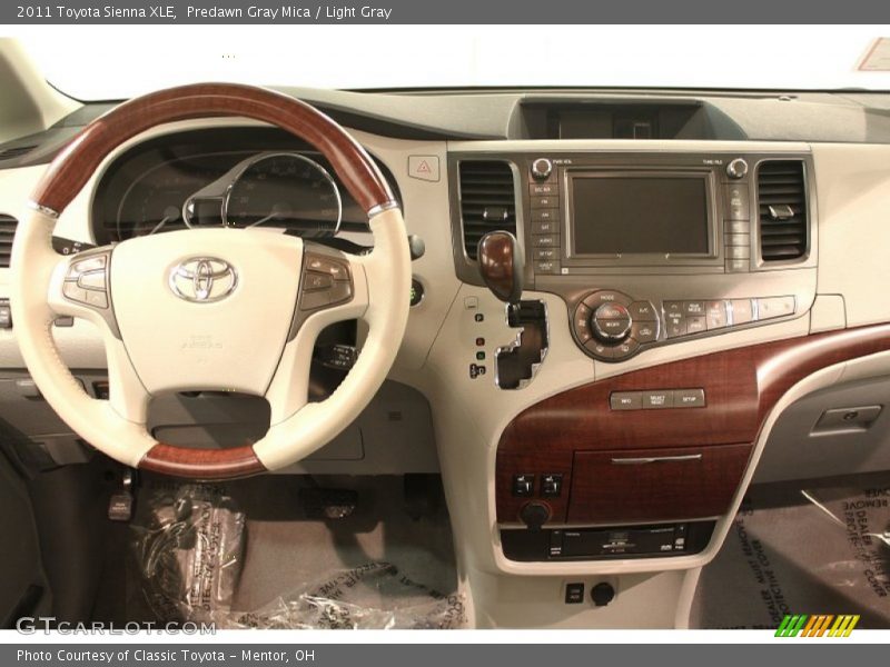 Predawn Gray Mica / Light Gray 2011 Toyota Sienna XLE