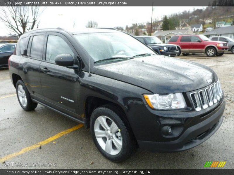 Black / Dark Slate Gray/Light Pebble 2013 Jeep Compass Latitude 4x4