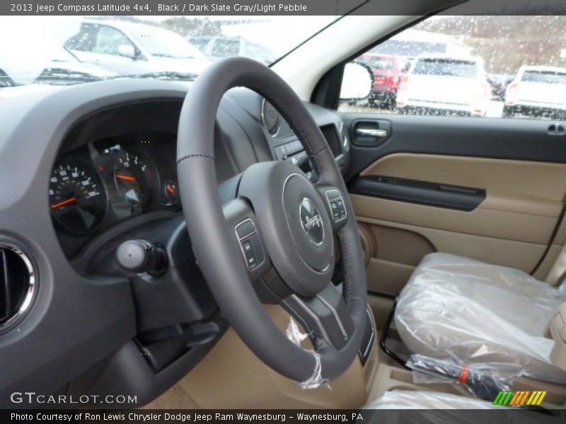 Black / Dark Slate Gray/Light Pebble 2013 Jeep Compass Latitude 4x4