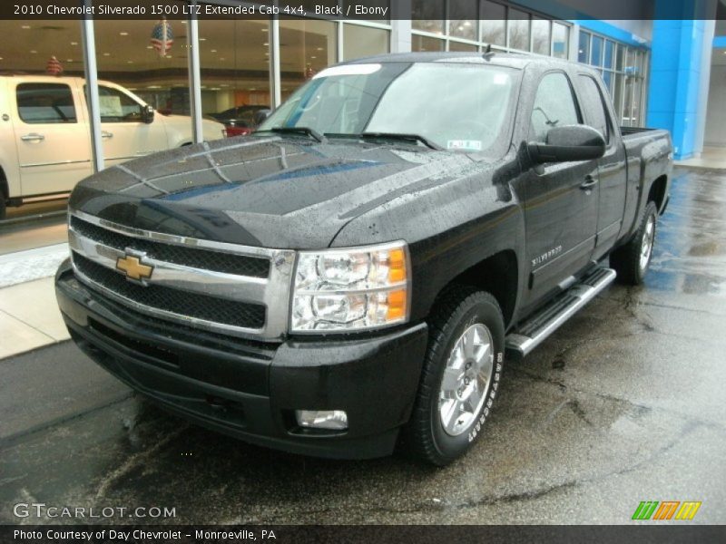 Black / Ebony 2010 Chevrolet Silverado 1500 LTZ Extended Cab 4x4