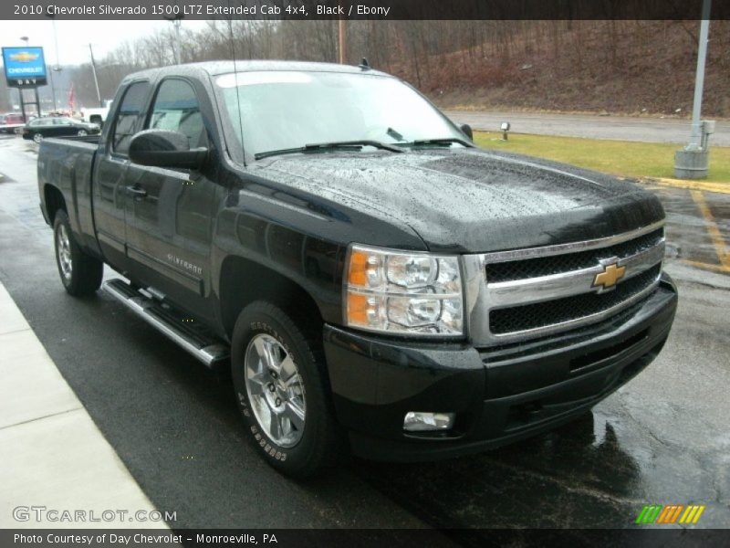 Black / Ebony 2010 Chevrolet Silverado 1500 LTZ Extended Cab 4x4