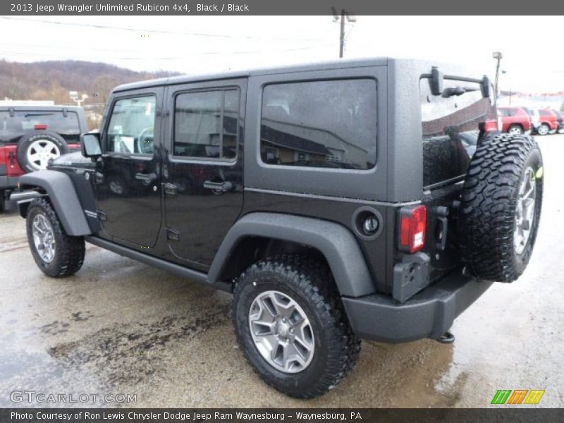 Black / Black 2013 Jeep Wrangler Unlimited Rubicon 4x4