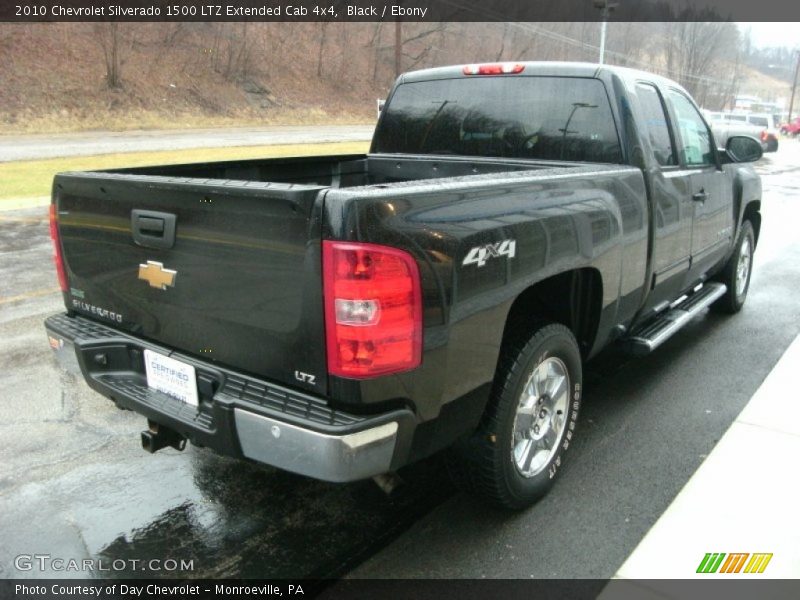Black / Ebony 2010 Chevrolet Silverado 1500 LTZ Extended Cab 4x4