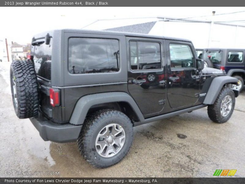 Black / Black 2013 Jeep Wrangler Unlimited Rubicon 4x4