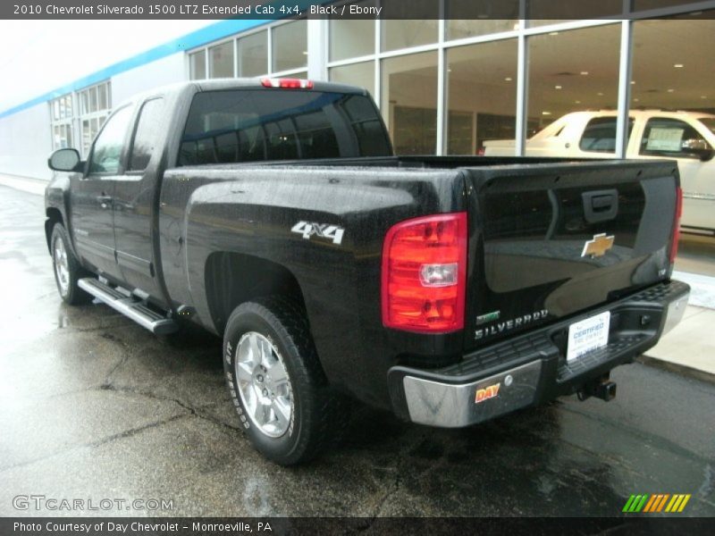 Black / Ebony 2010 Chevrolet Silverado 1500 LTZ Extended Cab 4x4