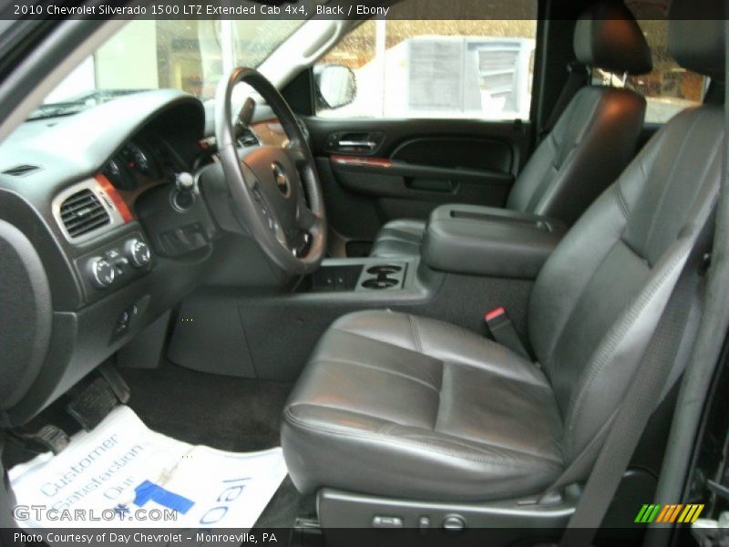 Black / Ebony 2010 Chevrolet Silverado 1500 LTZ Extended Cab 4x4