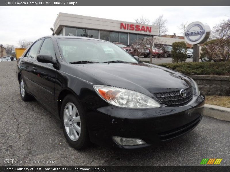 Black / Taupe 2003 Toyota Camry XLE V6