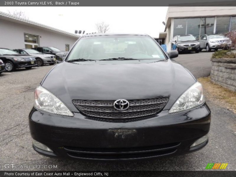 Black / Taupe 2003 Toyota Camry XLE V6