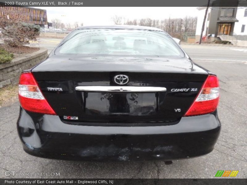 Black / Taupe 2003 Toyota Camry XLE V6