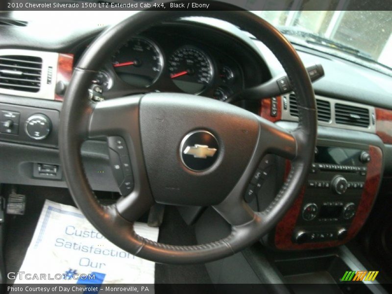 Black / Ebony 2010 Chevrolet Silverado 1500 LTZ Extended Cab 4x4