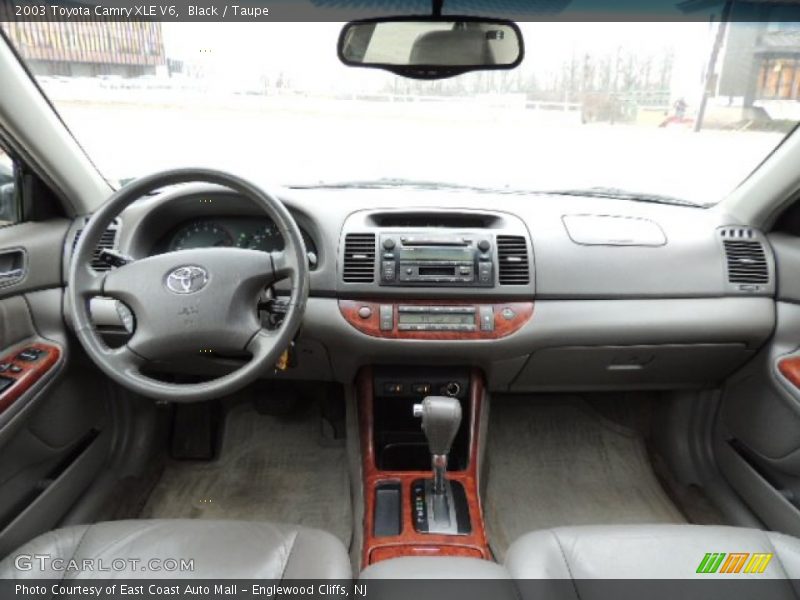 Black / Taupe 2003 Toyota Camry XLE V6