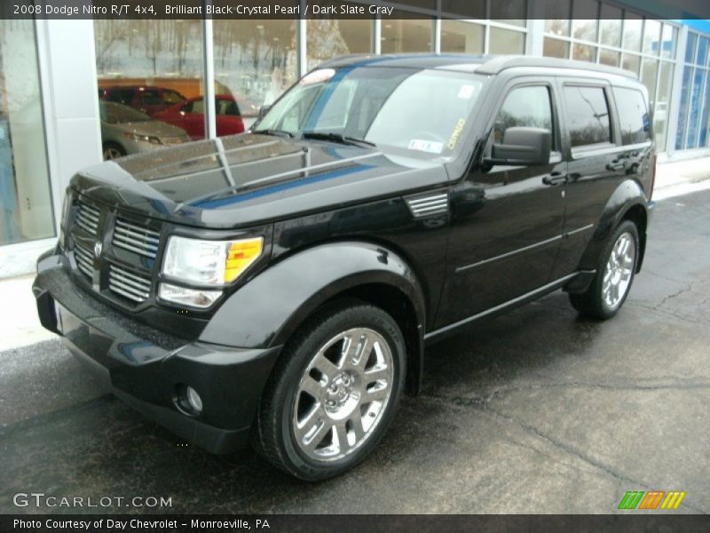 Brilliant Black Crystal Pearl / Dark Slate Gray 2008 Dodge Nitro R/T 4x4