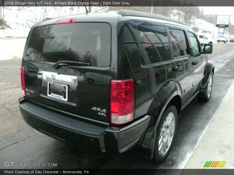 Brilliant Black Crystal Pearl / Dark Slate Gray 2008 Dodge Nitro R/T 4x4
