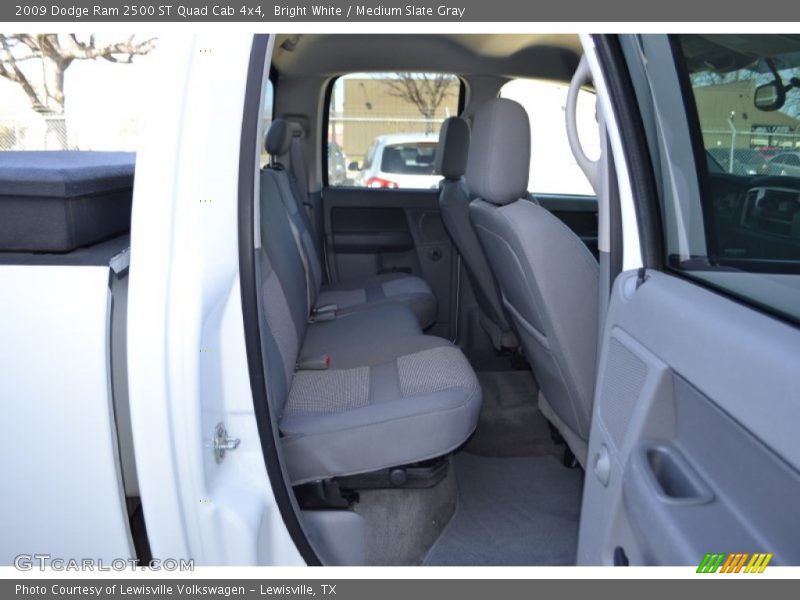 Bright White / Medium Slate Gray 2009 Dodge Ram 2500 ST Quad Cab 4x4