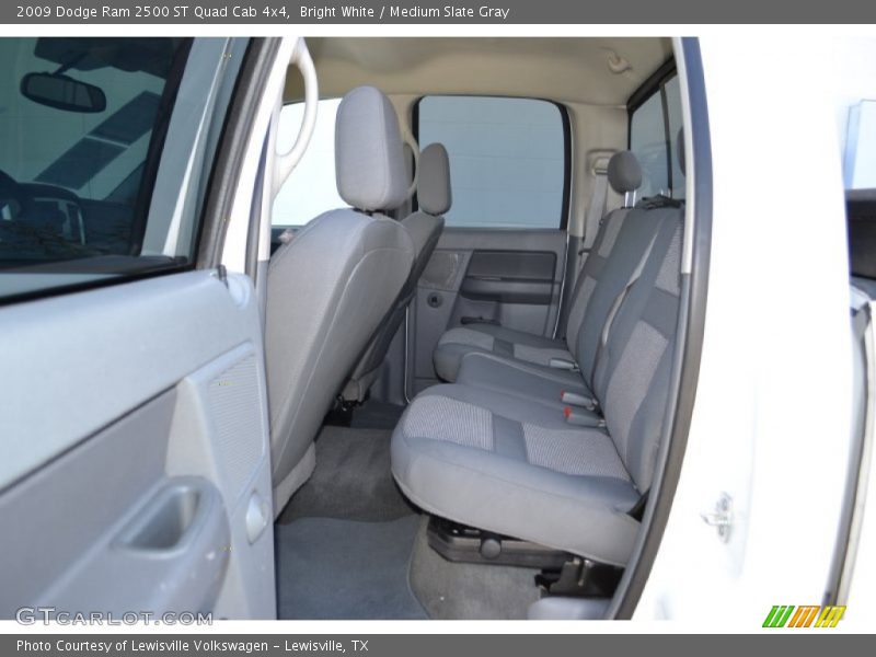Bright White / Medium Slate Gray 2009 Dodge Ram 2500 ST Quad Cab 4x4