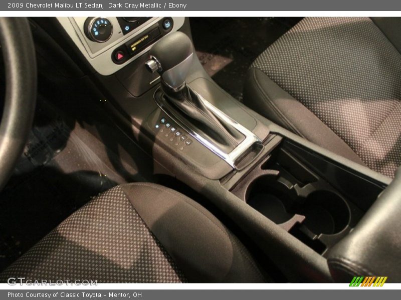 Dark Gray Metallic / Ebony 2009 Chevrolet Malibu LT Sedan