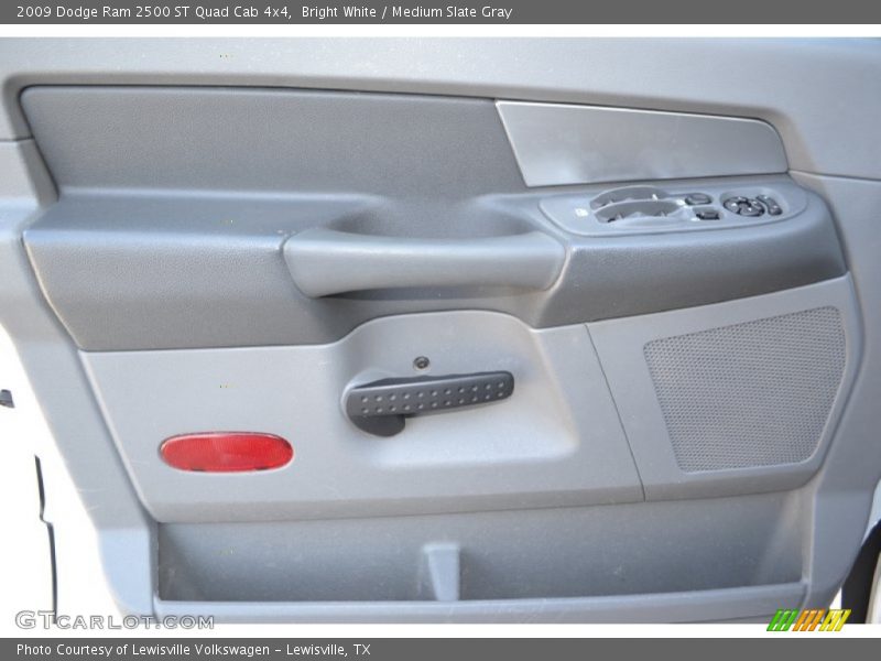 Bright White / Medium Slate Gray 2009 Dodge Ram 2500 ST Quad Cab 4x4