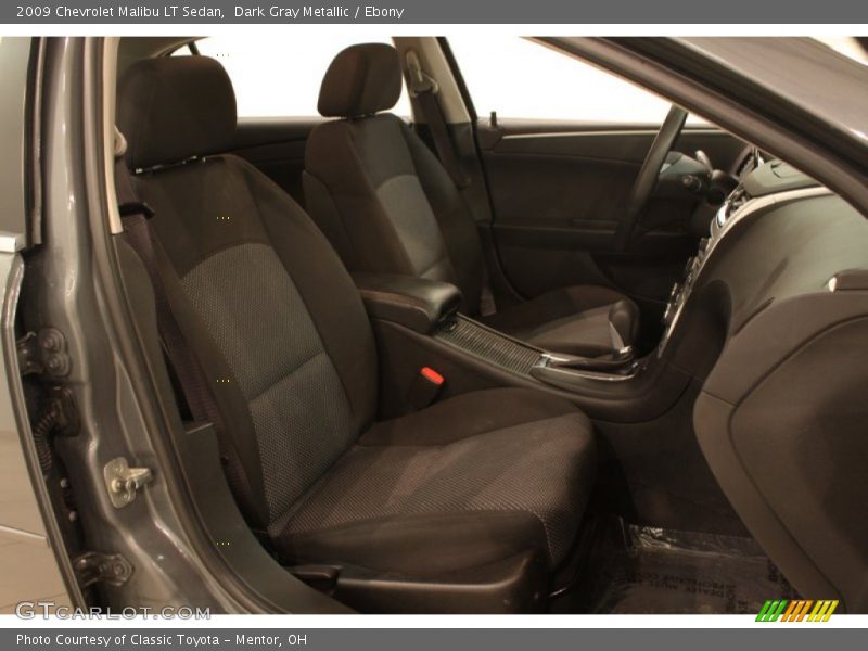 Dark Gray Metallic / Ebony 2009 Chevrolet Malibu LT Sedan