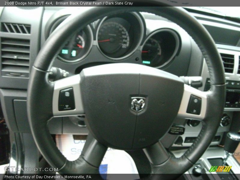 Brilliant Black Crystal Pearl / Dark Slate Gray 2008 Dodge Nitro R/T 4x4