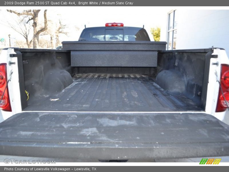Bright White / Medium Slate Gray 2009 Dodge Ram 2500 ST Quad Cab 4x4