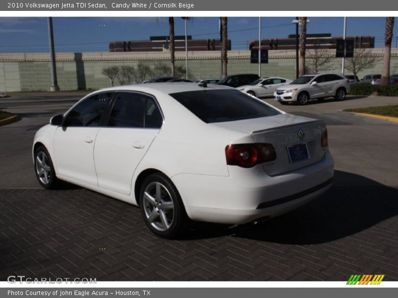 Candy White / Cornsilk Beige 2010 Volkswagen Jetta TDI Sedan