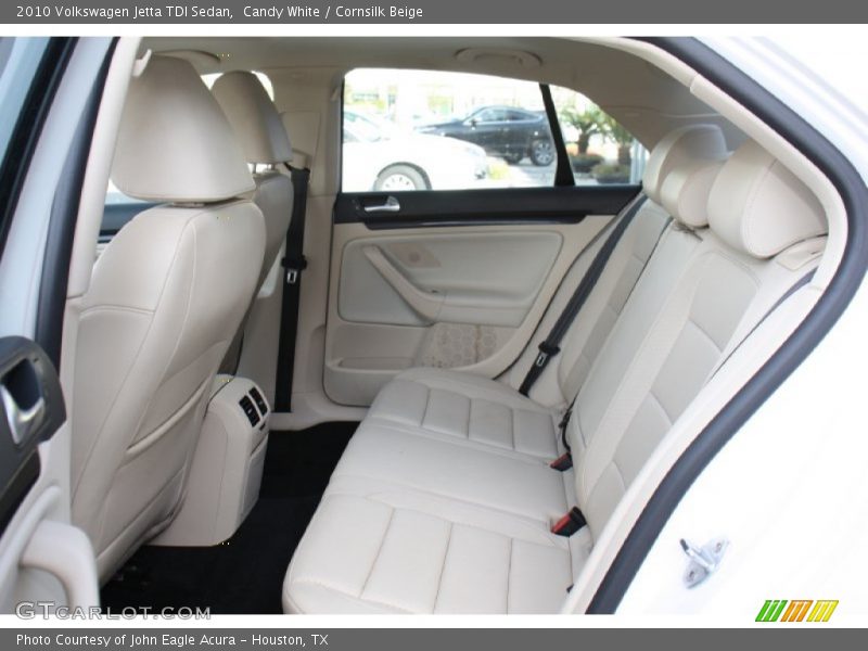Candy White / Cornsilk Beige 2010 Volkswagen Jetta TDI Sedan