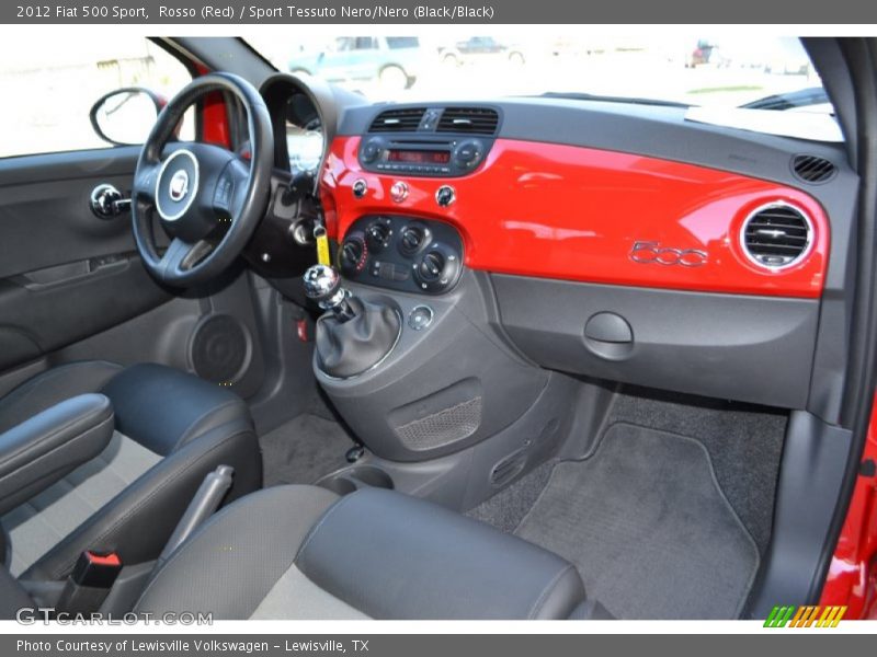 Dashboard of 2012 500 Sport