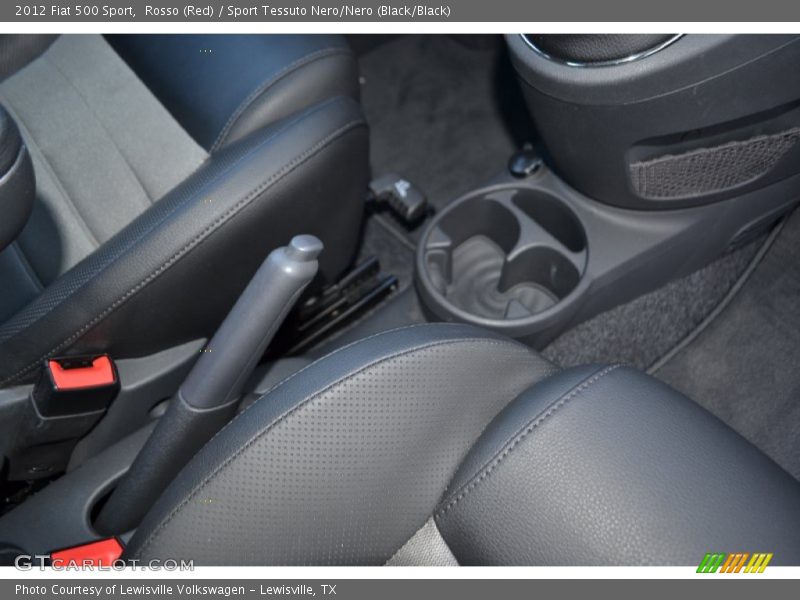 Rosso (Red) / Sport Tessuto Nero/Nero (Black/Black) 2012 Fiat 500 Sport