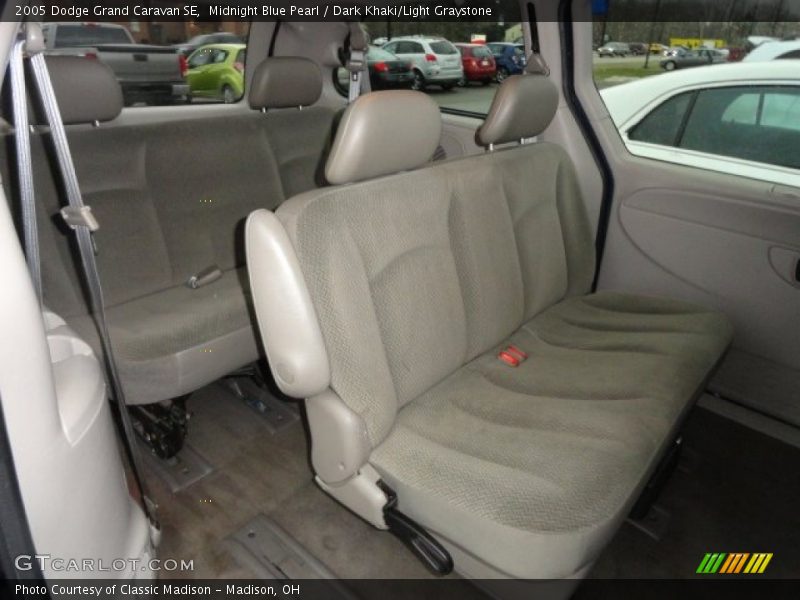 Midnight Blue Pearl / Dark Khaki/Light Graystone 2005 Dodge Grand Caravan SE