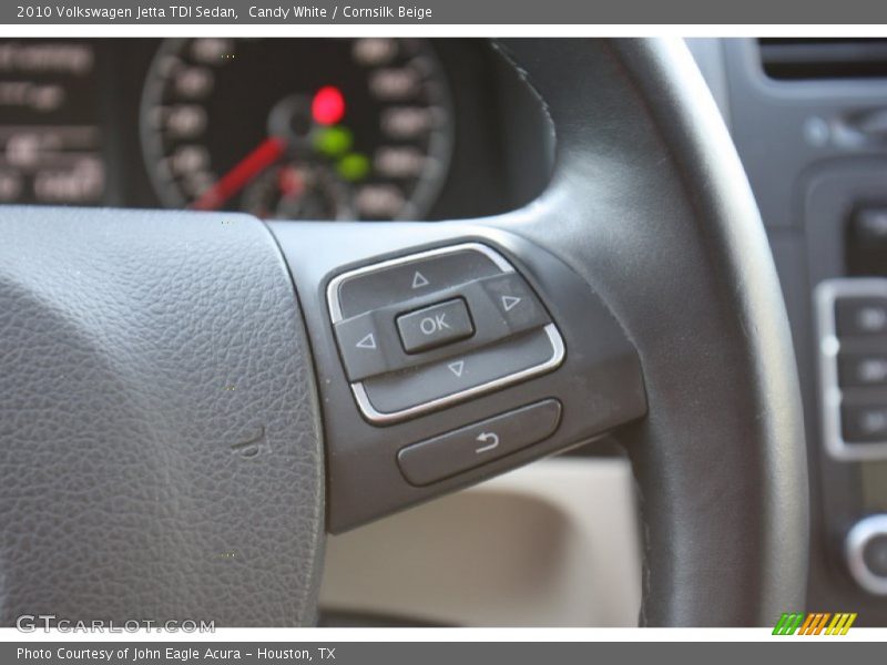 Candy White / Cornsilk Beige 2010 Volkswagen Jetta TDI Sedan
