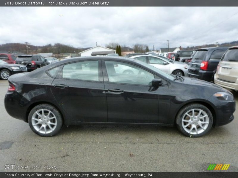 Pitch Black / Black/Light Diesel Gray 2013 Dodge Dart SXT