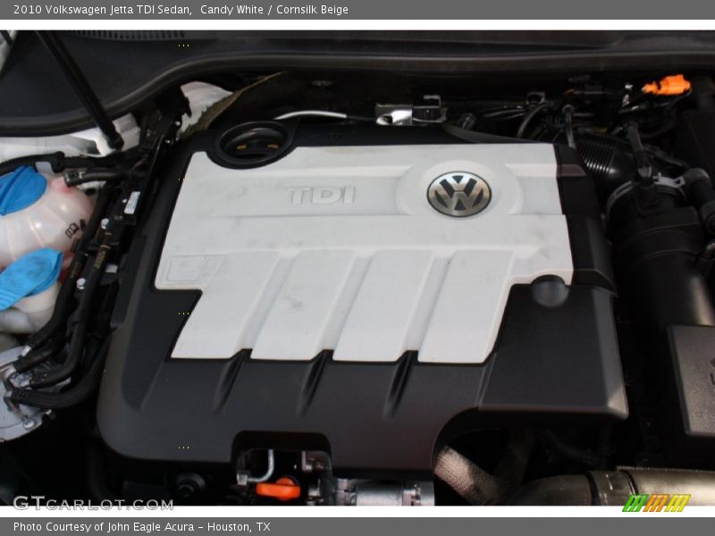 Candy White / Cornsilk Beige 2010 Volkswagen Jetta TDI Sedan