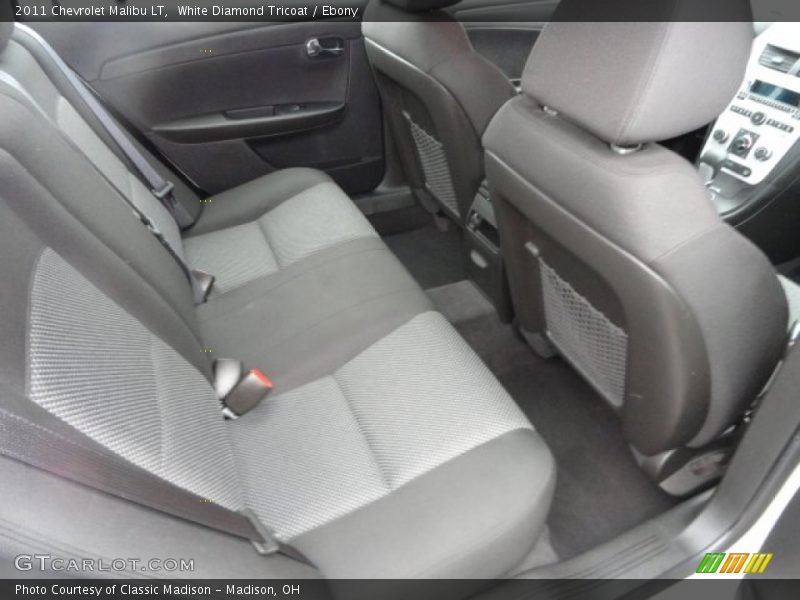 White Diamond Tricoat / Ebony 2011 Chevrolet Malibu LT
