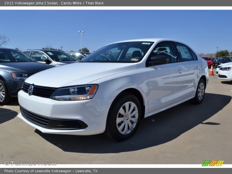 Candy White / Titan Black 2013 Volkswagen Jetta S Sedan
