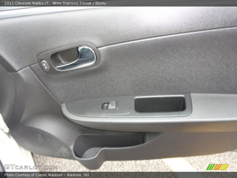 White Diamond Tricoat / Ebony 2011 Chevrolet Malibu LT