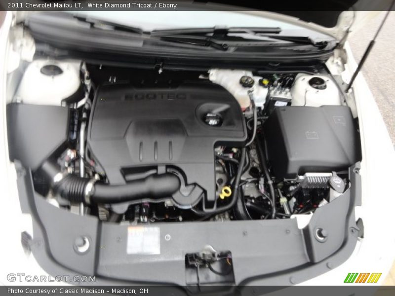 White Diamond Tricoat / Ebony 2011 Chevrolet Malibu LT
