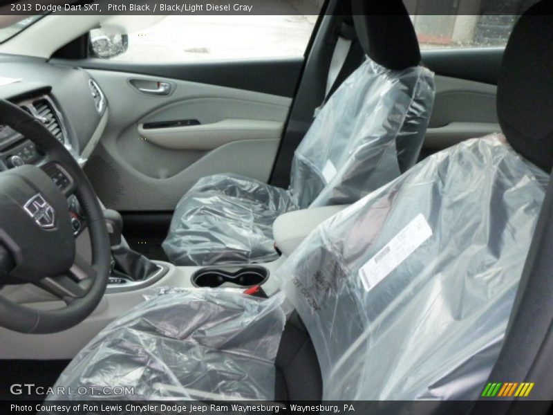 Pitch Black / Black/Light Diesel Gray 2013 Dodge Dart SXT