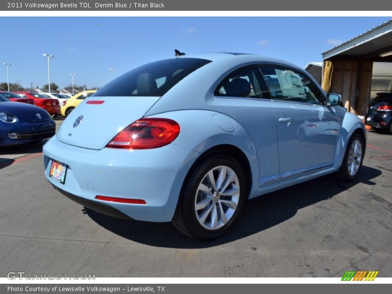 Denim Blue / Titan Black 2013 Volkswagen Beetle TDI