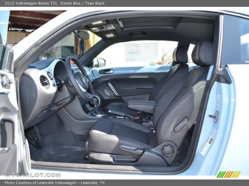 Denim Blue / Titan Black 2013 Volkswagen Beetle TDI