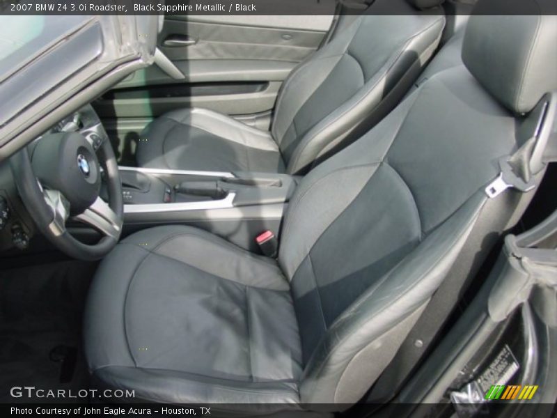 Front Seat of 2007 Z4 3.0i Roadster