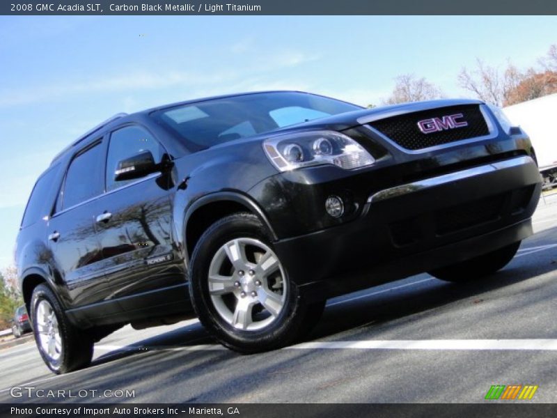 Carbon Black Metallic / Light Titanium 2008 GMC Acadia SLT